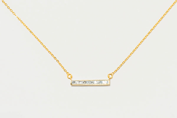 Emlyn Pave Diamond Gold Vermeil Pendant Necklace