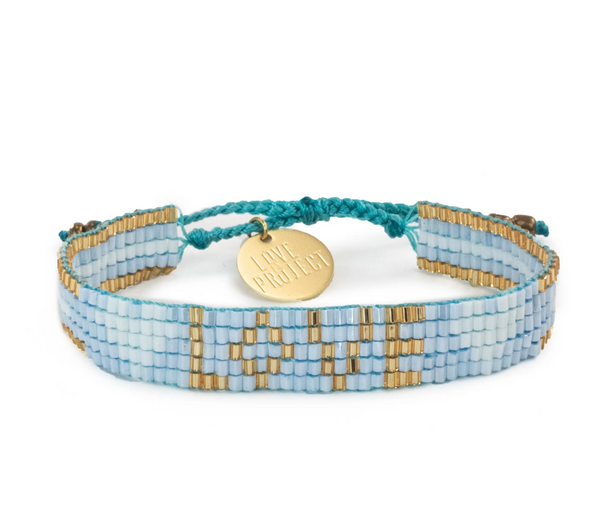Seed Bead LOVE + Bracelet