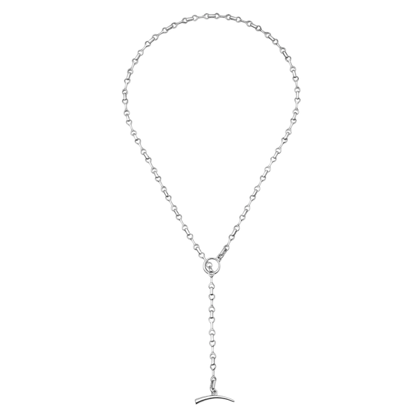 10mm Double Beam Chain Necklace Sterling Silver