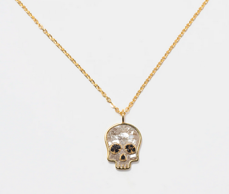 Skull Gold Vermeil Pendant Necklace I I